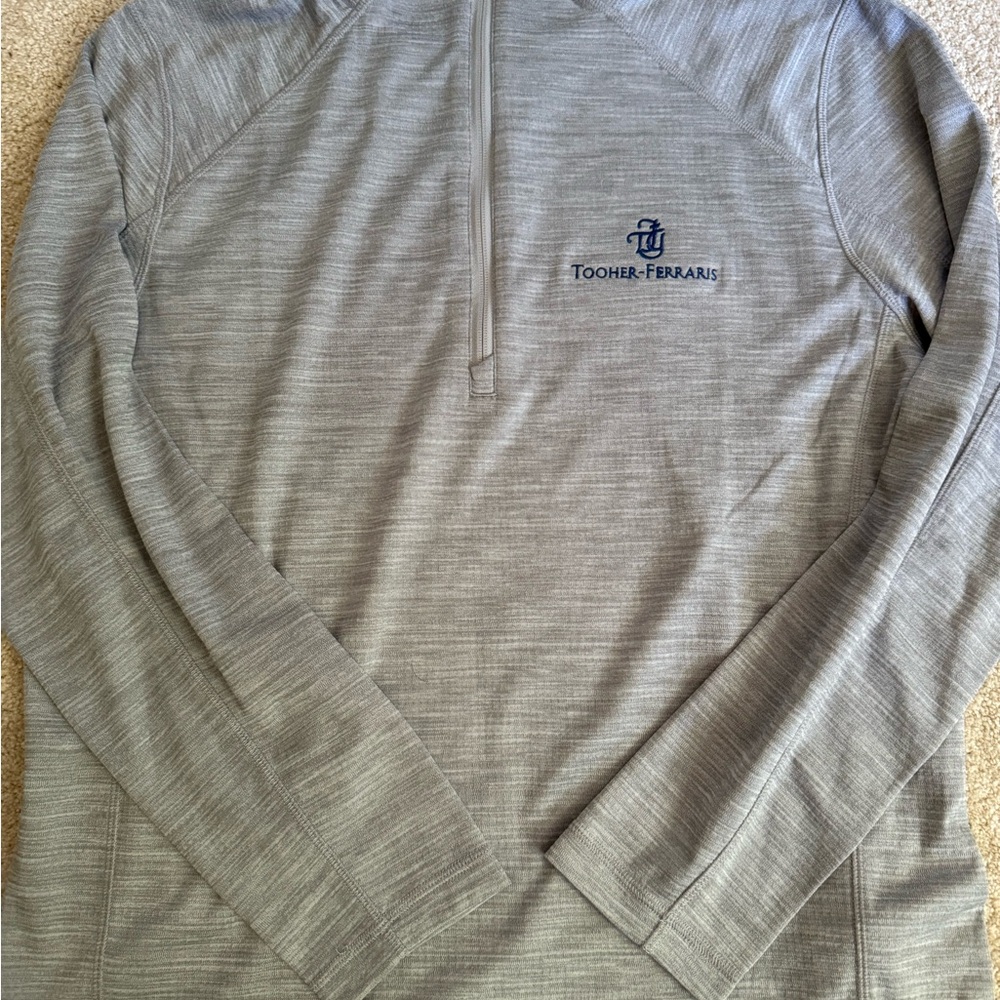 Vineyard Vines Gray Checkered Performance Pullover - image 1